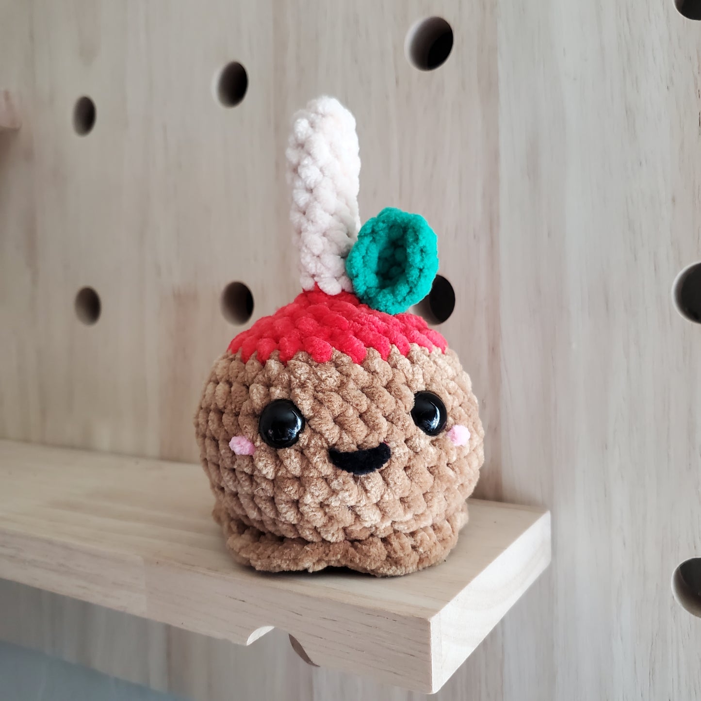 Crochet Caramel Apple